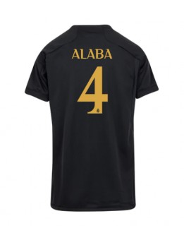Billige Real Madrid David Alaba #4 Tredjedrakt Dame 2023-24 Kortermet